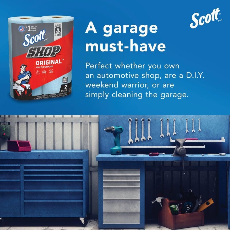 Scott Original Multi-Purpose Shop Towels - 2 Rolls - Image 4